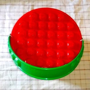 A bucket of blocks